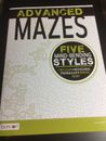 ADVANCED MAZES BOOK FIVE STYLES BRAND NEW ADULT EDUCATION FUN RELAX PLAY PUZZLES
