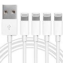 4Pack Original [Apple MFi Certified] Charger Lightning to USB Charging Cable Cord Compatible iPhone 14/13/12/11 Pro/11/XS MAX/XR/8/7/6s Plus,iPad Pro/Air/Mini,iPod Touch