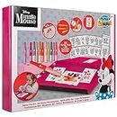 Disney - Minnie Mouse - Juego de bolígrafos con pulverizador Deluxe - Lápices para colorear para niños - Juego de lápices de colores y páginas para colorear - MM22368