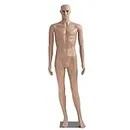 Mannequin Full Body Dress Form Sewing Dress Model Mannequin Stand Adjustable Dress Mannequin Clothing Form 69 inch 73 inch Mannequin Realistic Mannequin Display Head Arm Rotation Metal Base (73 Inch)