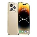WV LeisureMaster A14 Pro Max Smart Phone,6+256GB Unlocked Phone,Android 13.0 Cell Phone,6.82-inch HD Screen,6800 mAh Battey,64MP Camera,2796 * 1290 Resolution 5G Phone(Gold)