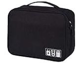 Lorna Universal Travel Case for Small Electronics and Accessories (Black)