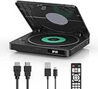 YOTON DVD Player for TV, DVD Player with HDMI, Full HD Multi Region DVD Player, Remote Control and Type-C Cable Included, CD/DVD Player for Home Stereo System, USB Port （Not Blu-ray）