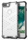 Glasgow Back Case Cover Compatible with Apple iPhone 7 Plus (Honeycomb Pattern) - Transparent