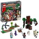 LEGO Minecraft Jungle Witch 21176 Toy Block Present Video Game Boys Girls Ages 8 And Up, Multi, 489 Pcs