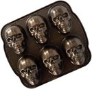 Haunted Skull Cakelet Pan, Bronze