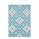 Sapana Carpet-Mats Chatai Mats For Home Multipurpose, Foldable, Reversible Plastic Chatai Rectangular Floor Mat For Sleeping Indoor/Outdoor Use Kilim-04 Blue 4 X 6 (L 180 Cm X W 120 Cm, Blue)