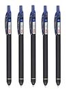 Pentel Energel Click Roller Gel Pen By DTL Company (Blue, 10 Pcs)