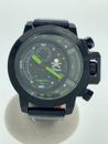 Roen quartz watch/analog/leather/BLK/BLK/TC48  #WP616T