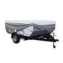 Classic Accessories OverDrive PolyPRO 3 Deluxe Pop-Up Camper Trailer Cover, Fits 10' - 12' Trailers - Max Weather Protection with 3-Ply Poly Fabric Roof RV Cover (80-039-153106-00)