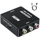 RCA to HDMI, AV to HDMI Converter, SZJUNXIAO 1080P Mini RCA Composite CVBS Video Audio Converter Adapter Supporting PAL/NTSC Compatible with TV/PC/ PS3/ STB/Xbox VHS/VCR/Blue-Ray DVD Players