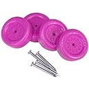 Official Pinewood Derby Wheels and Axles (Purple)