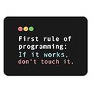 Programmer Love to Program Coding Mousepad | Programmer Quotes Gaming Mousepad Anti-Slip Rubber Base Programmer Developer Code Office Desk Computer Mat (Multicolor)