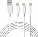 Marchpower Lightning Cable MFi Certified, 3Pack 6FT iPhone Charging Cable, USB A to Lightning Charger Cable for iPhone 14 Plus 13 Pro Max 12 11 Pro Max Xs Max X 8Plus 7Plus 6S iPad Mini 6 iPod White