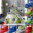 Fußball Bettdecke Quiltbezug Bettwäsche Set oder Spannbettlaken oder Vorhang 