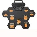 Electronic Drum Kit Electronic Drum Pad Dumb Drum Thickened Silicone Percussion Instrument Portable Silicone Children Beginners Can Practice The Rhythm of The Sound Game Hand-Rolled Electronic Drum
