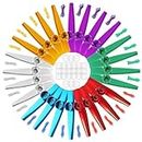 Powerful 72 PCS Kazoo Musical Instrument with Lanyards Metal Kazoo Set with Flute Diaphragms for Adults Kids