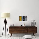 Global Gallery 'Opposite Attraction III' by Benjamin Brosdau Framed Photographic Print in Brown/Gray/Yellow | 14.1 H x 22 W x 1.5 D in | Wayfair