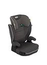 Graco Logico™ L i-Size R129, Kindersitz ca. 3,5 bis 12 Jahre (100 bis 150 cm), höhenverstellbare Armlehnen, waschbare Sitzbezüge, Installation mit Fahrzeuggurt, Kindersitz grau, Iron