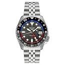 SEIKO SSK019J1,Men Sports,GMT,Mechanical,Automatic,Stainless,Silver Tone,WR,SSK019, SSK019J1
