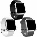 For Fitbit BLAZE Replacement Strap Band Metal Buckle Watch Silicone Wristband