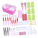 DIY Tools Kits, Sewing Supplies with Embroidery Storage Box,