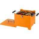 Holzkohlegrill TEPRO "Chill&Grill Cube" Grills Gr. B/H/T: 54 cm x 35 cm x 36 cm, orange Holzkohlegrills BxTxH: 54x36x35 cm