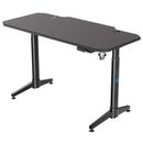XL MOTORIZED ADJUSTABLE GAMING DESK TABLE WITH HEADREST