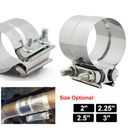 2" 2.5" 3" Exhaust Pipe Sleeve Joint Clamp Stainless Steel Muffler Band Clamp