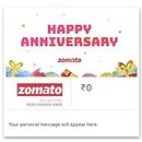 Zomato E-gift Card - Redeemable online – Flat 3 % Off