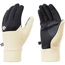 The North Face E-Tip Gloves, Unisex, Fleece, Cold Protection, Smartphone Compatible, Touch Panel Compatible, [FW23] Gravel, Medium