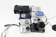 Lote de cámaras digitales Nikon Coolpix P&S. Sin probar, para reparación de piezas. #G210