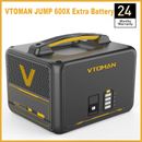 VTOMAN Jump 600X Extra Battery 640Wh LiFePO4 Backup Expansion Battery