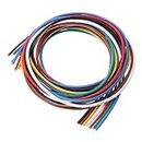 QUARKZMAN 16 Calibre Silicona Cable 16AWG Eléctrico Cable Trenzado Cable Flexible Estañado Cobre Cable Alta Temperatura Conexión Cable 7 Colores 1,5 m/4,92 Pies 7uds