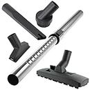 SPARES2GO Universal Telescopic Rod & Tool Kit for All Vacuum Cleaners with 32mm Diameter Hose Fitting