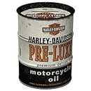 Nostalgic-Art Harley-Davidson – PRE-Luxe – Gift idea for Motorbike Fans, Metal Piggy Bank, Vintage Tin Moneybank, 600 ml