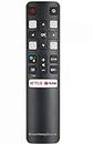 New RC802V Voice Command Smart Remote Compatible for Android 4K UHD TCL Smart Televisions.