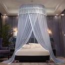 Bed Canopy for Girls, Canopy Bed Curtains, Round Lace Dome Elegant Lace, Dome Netting Bed Tent, My Orders Princess Canopies Bed Netting Bedroom Indoor Outdoor Decor for Girls Adults/M