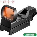 HOT Red Dot Reflex Sight 1X22X33mm Hunting Optics Scope 4 Reticles Hunting