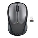 Logitech M235 Wireless Mouse, 1000 DPI Optical Tracking, 12 Month Life Battery, Compatible with Windows, Mac, Chromebook/PC/Laptop - Grey