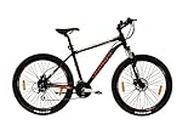 UNIROX Wrangler 27.5 HDM| Alloy MTB| Shimano 24 Speed| Unisex Cycle|Black-Red|19' Frame