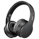 sunvito Bluetooth Kopfhörer Over-Ear Faltbar - Headset Kabellos Joggen mit Kabel, Mikrofon, Stereo und Bass, Radio für TV Handy Tablet Laptops (Noir)