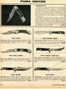 1975 anuncio impreso de cuchillos de bolsillo y caza Puma Skinner Buddy Prince guardián de juego