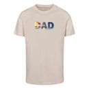 T-Shirt MERCHCODE "Merchcode Herren For The Best Dad Round Neck" Gr. 4XL, pink (pinkmarshmallow) Herren Shirts T-Shirts