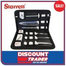 Starrett Professional Hunting & Fishing Knife Set in a Carry Case 8 Piece BKK-8W