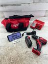 Tool Bag Ripped Milwaukee M18 18V 1/2 in. Drill Kit One 1.5Ah Battery Charger &