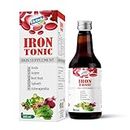 EKTEK Iron Tonics Natural 300ML | Improves Hemoglobin level, Red Blood Cells | For Mem And Women