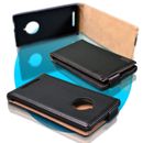 mumbi PREMIUM Leder Flip Case Nokia Lumia 830 Tasche Lederhülle