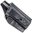 Concealment Express: SCCY CPX-1 / CPX-2 Tuckable Ambidextrous IWB KYDEX Holster - Custom Fit - US Made - Concealed Carry Holster - Fully Adjustable (BLK, Tuck)