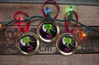 The Grinch Christmas Ornaments Lot of 75  2020 Tree Decoration Mason Jar lids